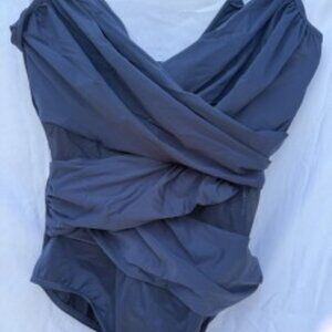 FREE Ship Miraclesuit Power Control Swimsuit with mesh cutouts- Over $149 new